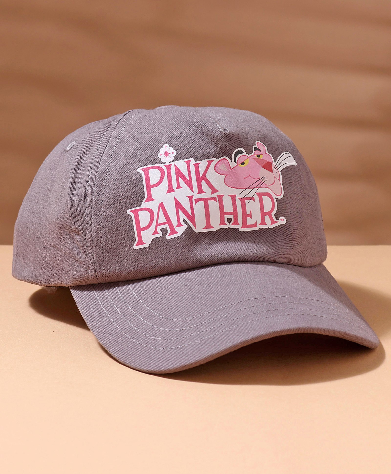 Babyhug Cotton  Pink Panther By Babyhug Print Summer Cap Blue - Diameter 56 cm-image-2