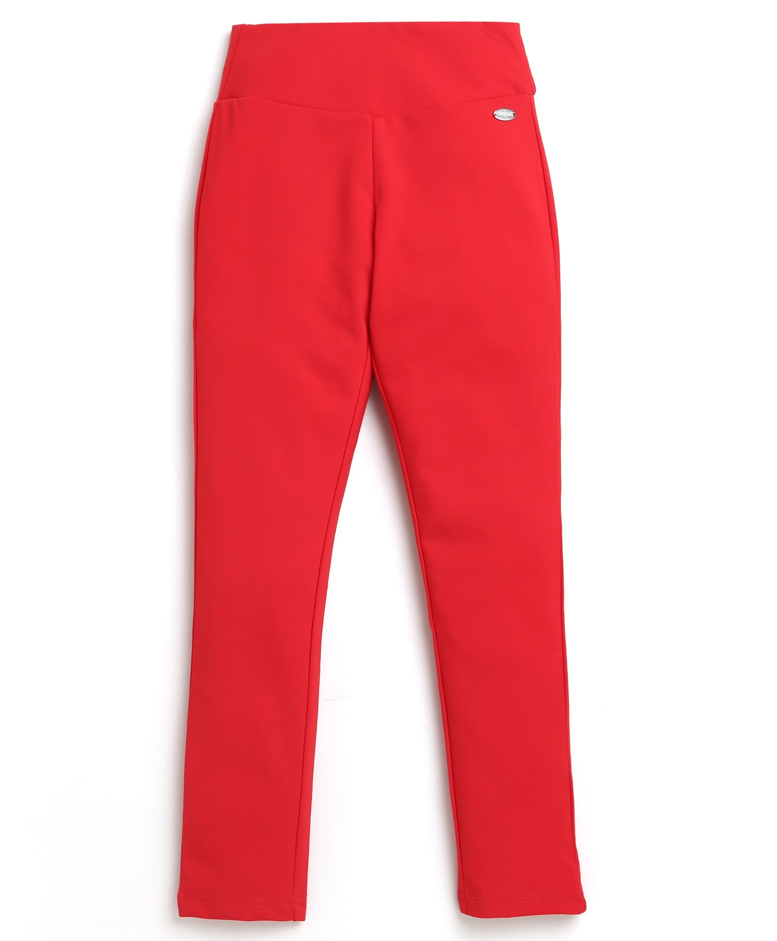 Tiny Girl Full Length Solid Pants - Red-picture-18
