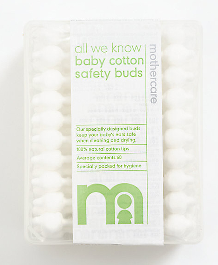 mothercare baby Mothercare Safety Cotton Buds White - 60 Pieces-picture-41