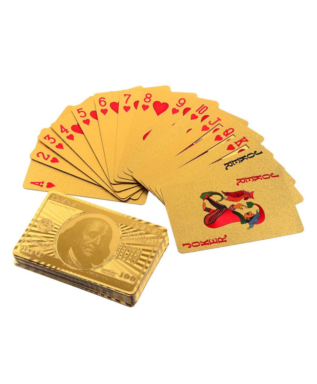 awestuffs Golden Poker Playing Cards - 52 Cards-picture-25