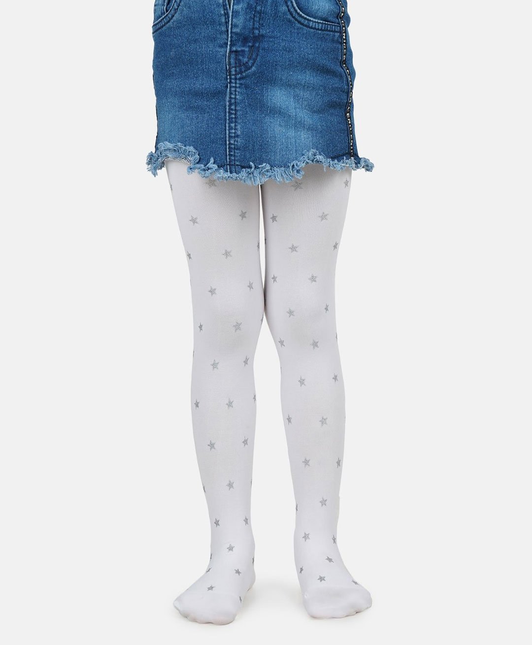 NEXT2SKIN Star Print Stockings - White-image-28