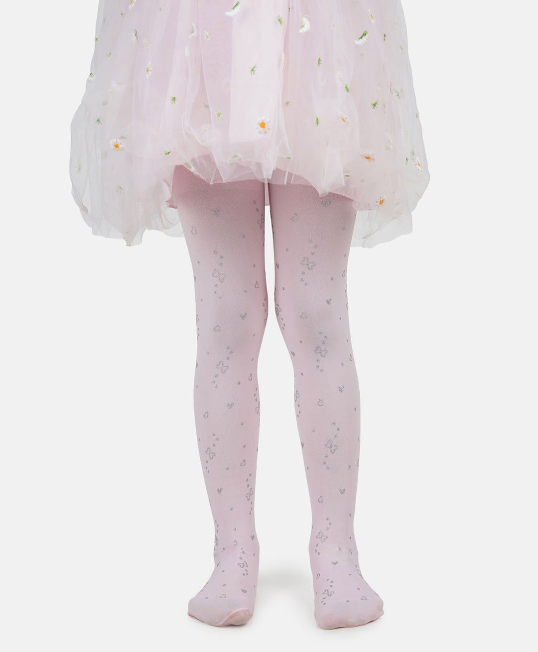 NEXT2SKIN Heart Print Stockings - Baby Pink-picture-25