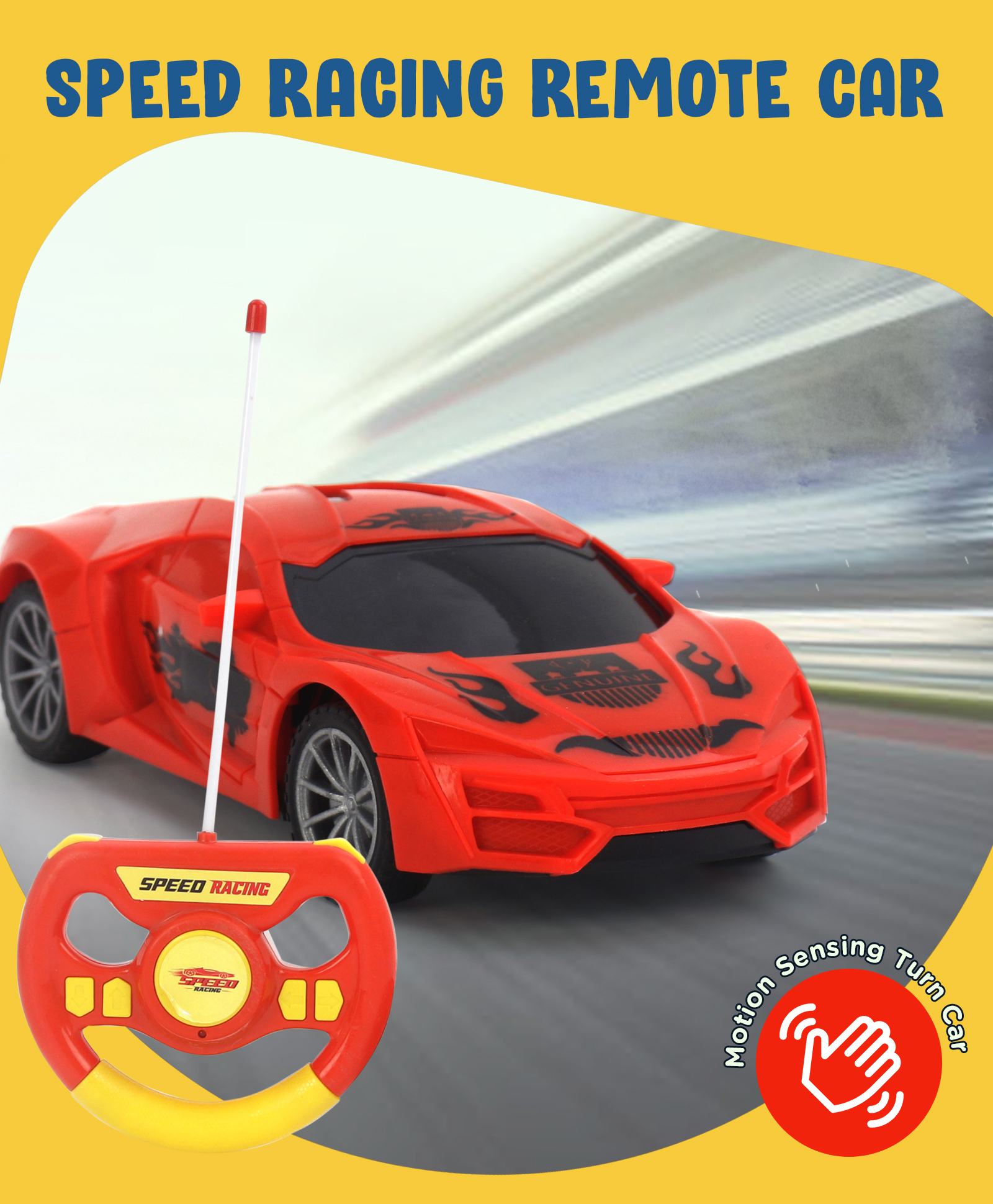 Play Nation Speed Racing Remote Car - Red-picture-37