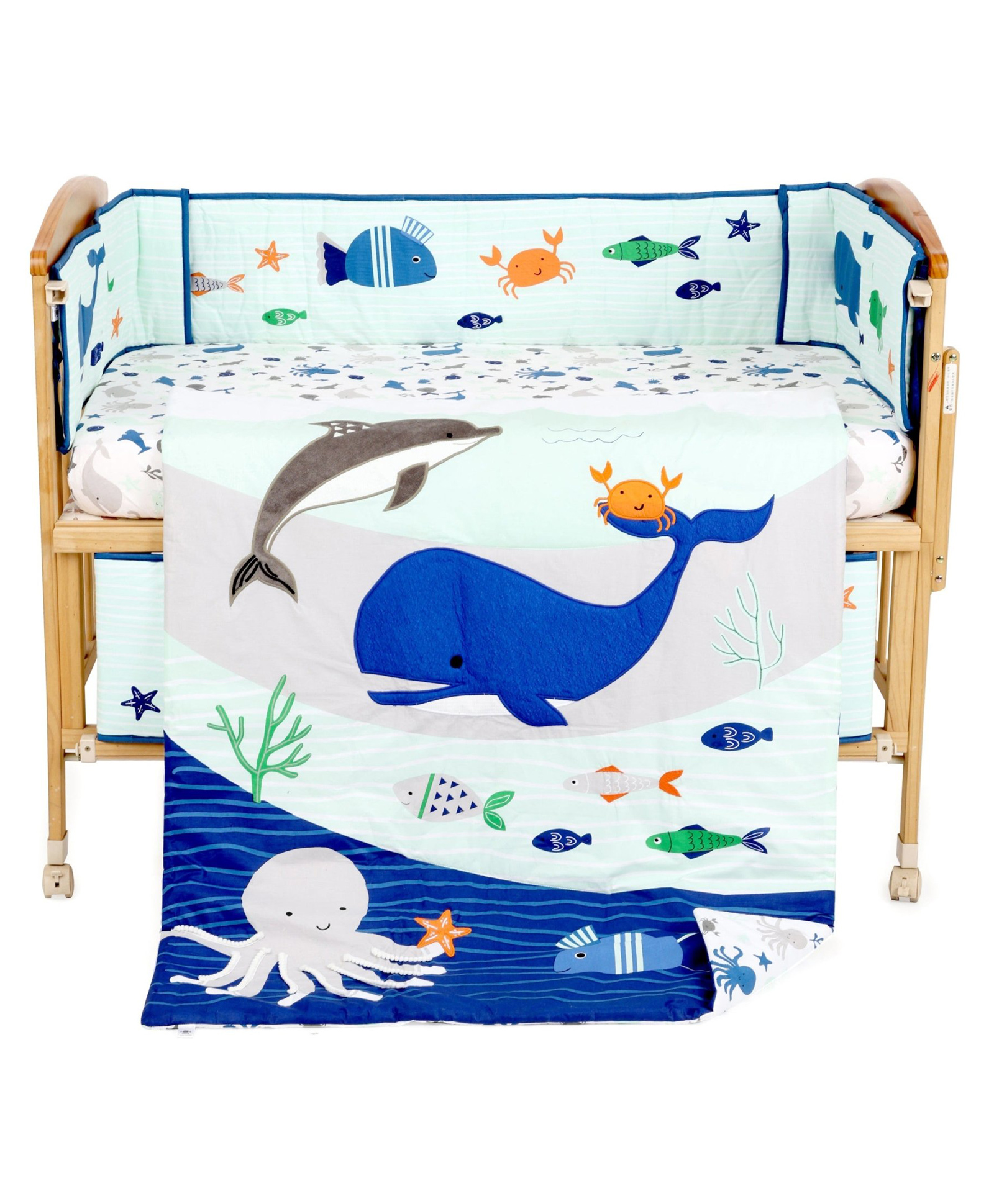 The Mom Store My Sea World Baby Comforter - Blue-picture-35