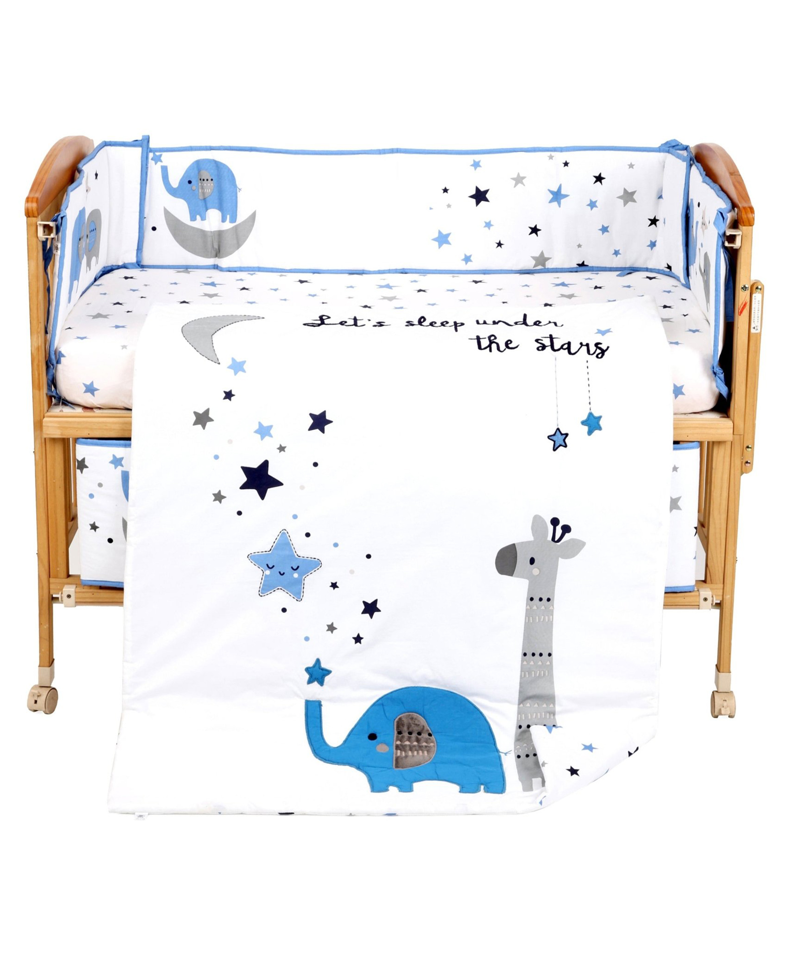 The Mom Store Sleep Under the Stars Baby Comforter - White-picture-36