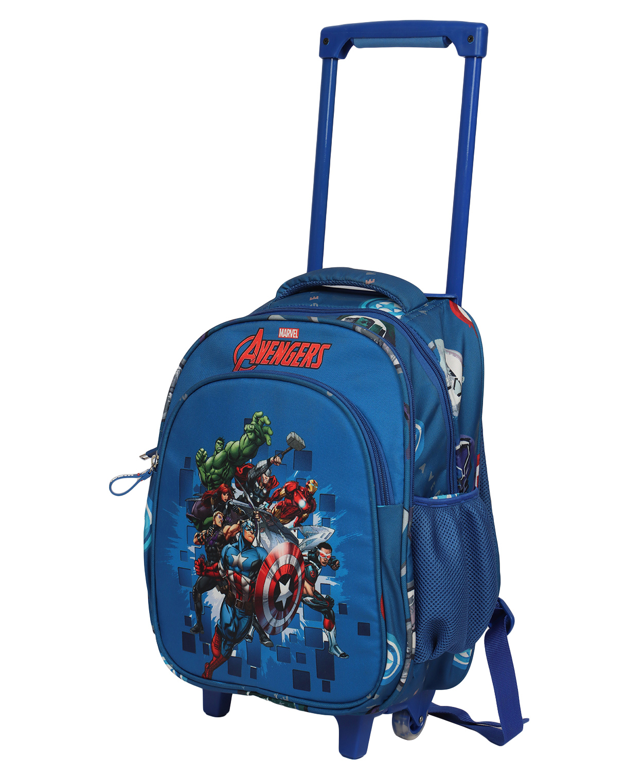 Novex Marvel Original Avengers Kids Backpack Trolley with 2 Wheel - 18 Inches-image-37