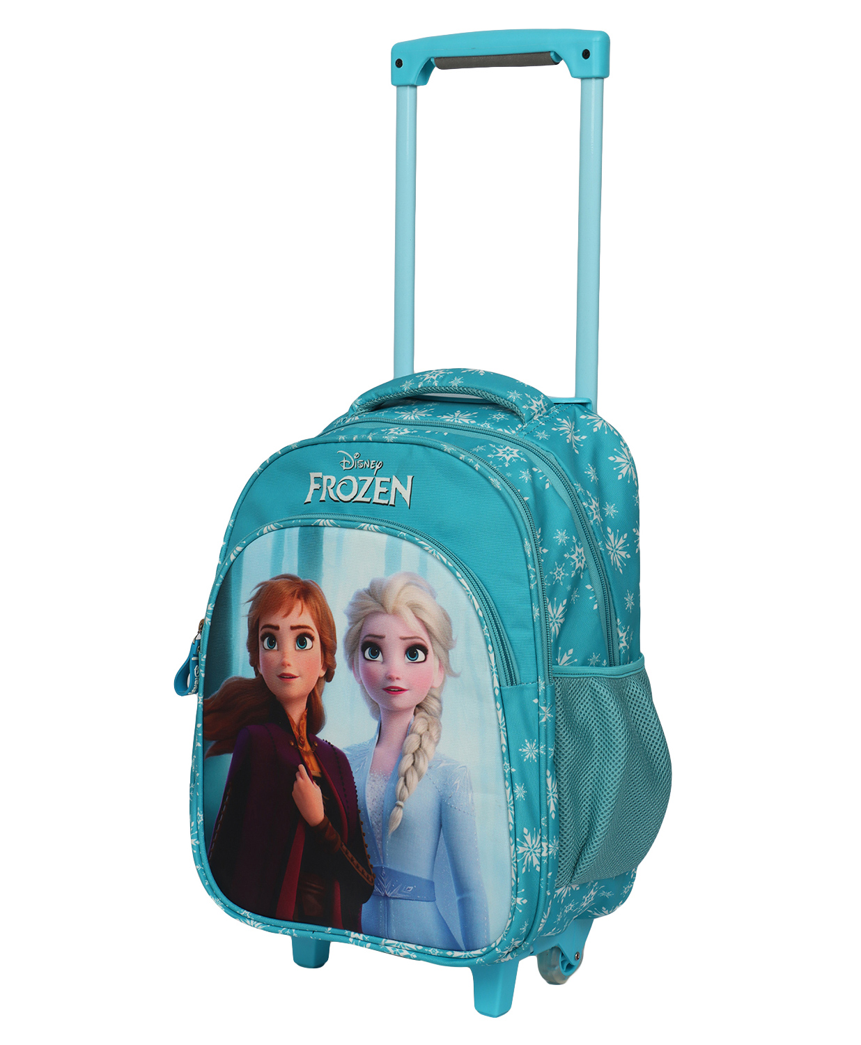 Novex Disney Original Frozen Kids Backpack Trolley with 2 Wheels Turquoise - Height 16 Inches-image-38