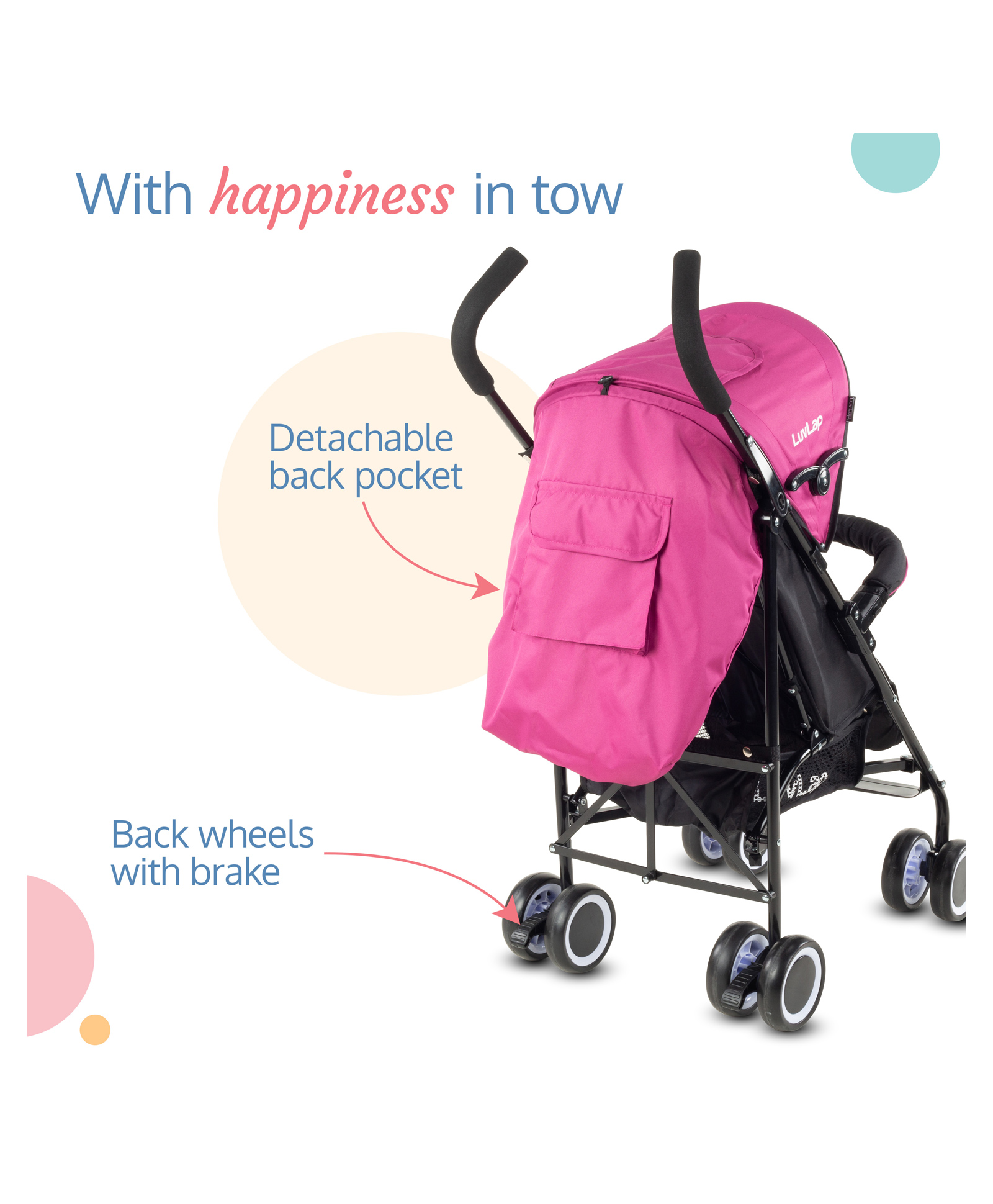 firstcry luvlap stroller