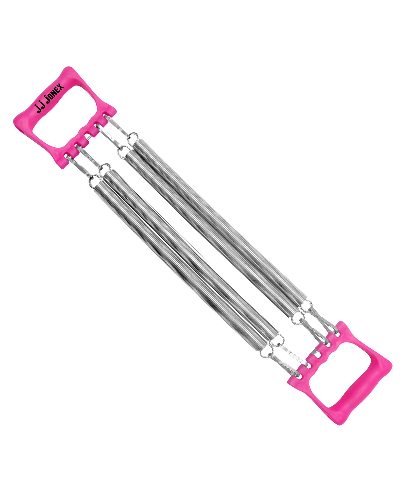 JJ JONEX Professional Gym Exercise Chest Expander Fitness Puller with Quad Spring & Portable Adjustable Resistance - Pink-picture-11