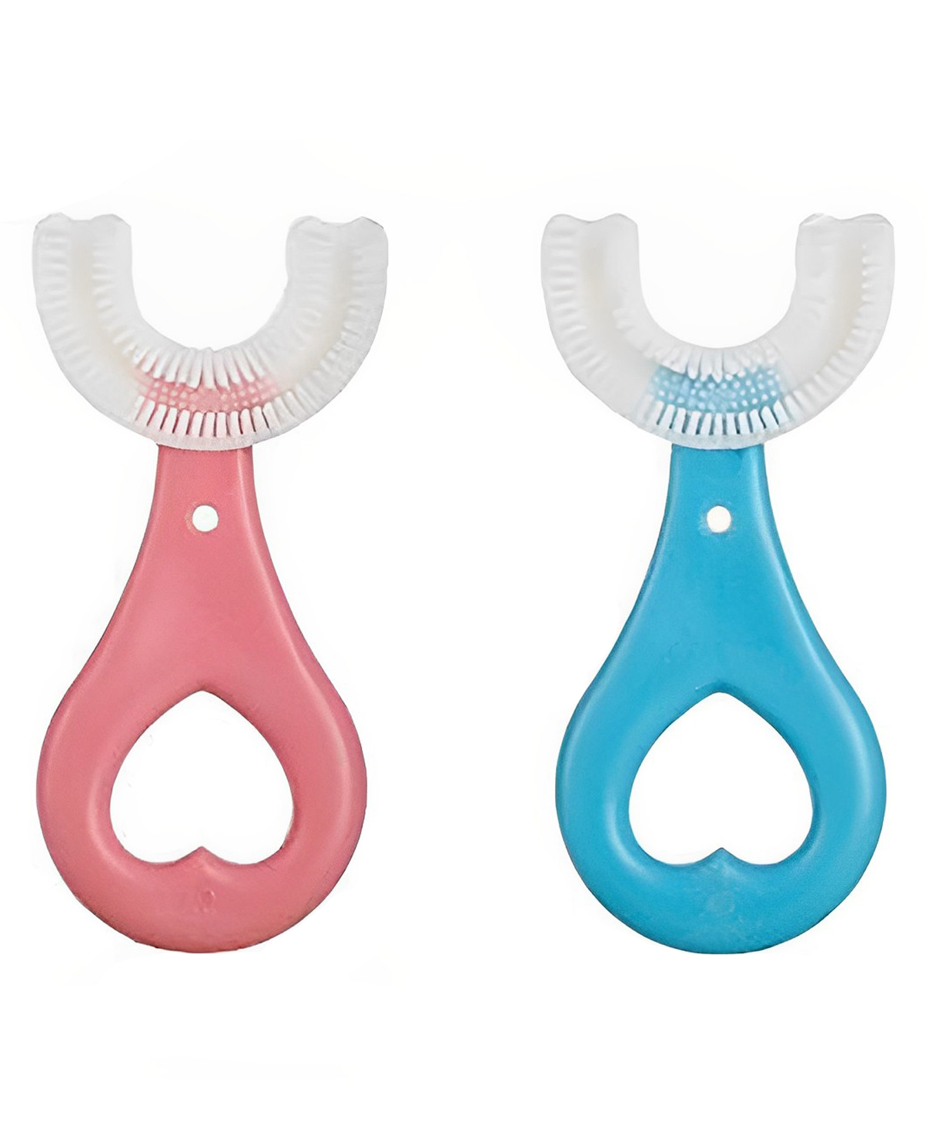 Ergonomic U Shaped Brush Head Pack of 2 - Multicolour-image-4
