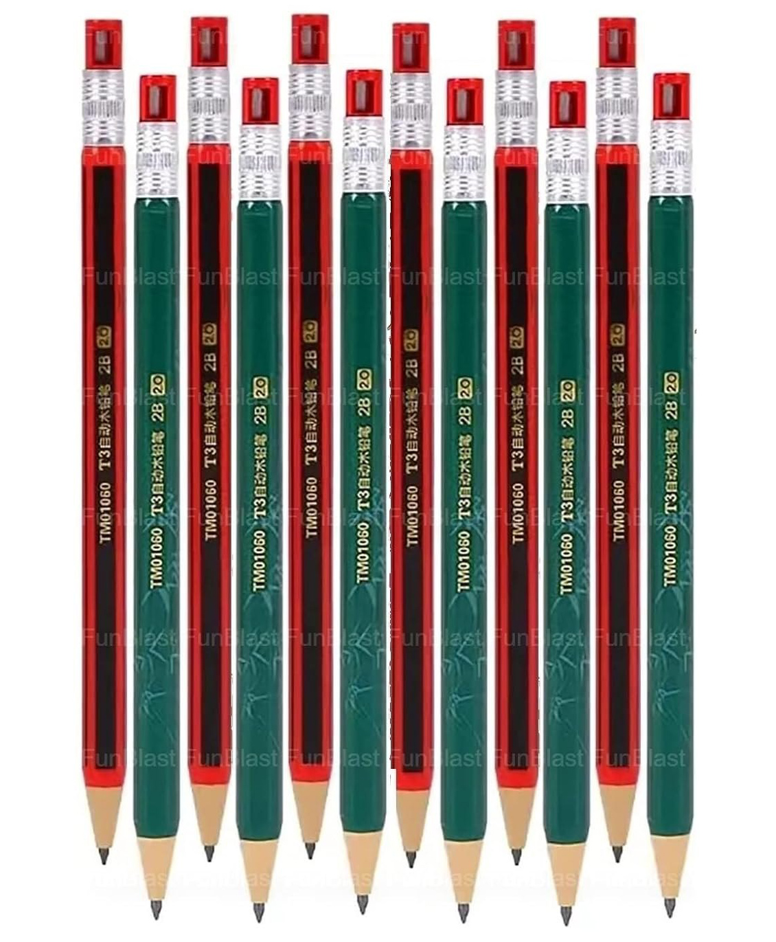 FunBlast Pre-Sharpened Mechanical Pencil with Sharpener  12 Pieces-picture-11