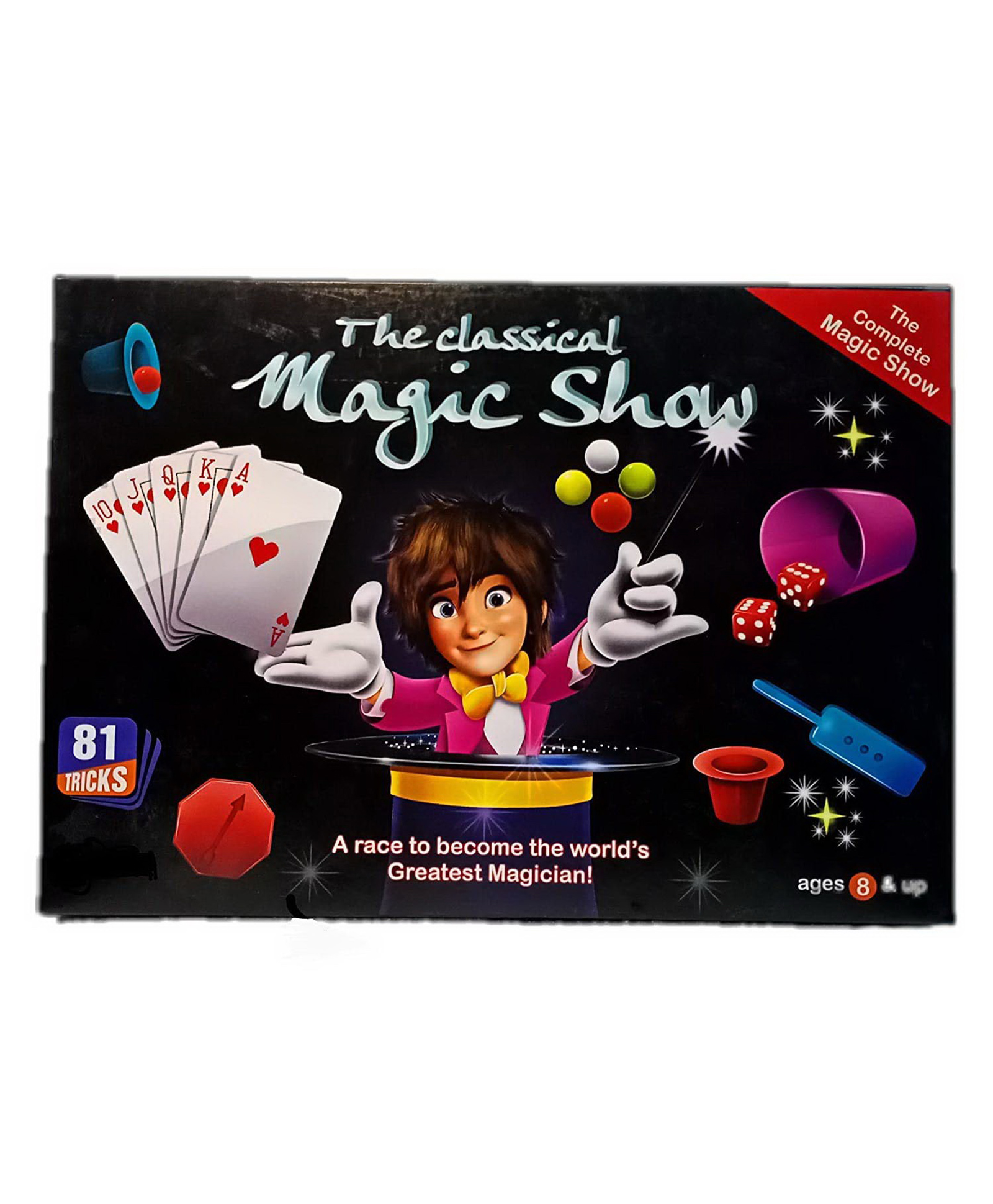 Negocio The Classical Magic show Board Game Party & Fun Games Board Game 81 Magic Tricks (Color May Vary)-picture-39