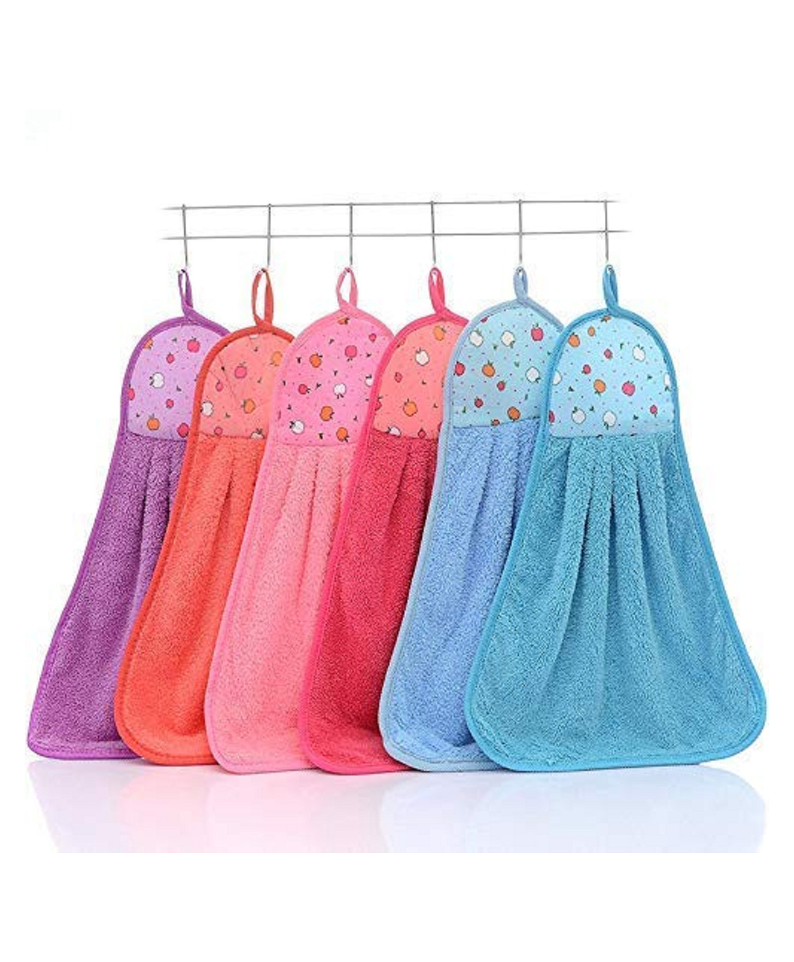 JARS Collections Microfibre  Soft Hand Face Towel Washcloth for baby Pack of 6 - Multicolor-picture-11