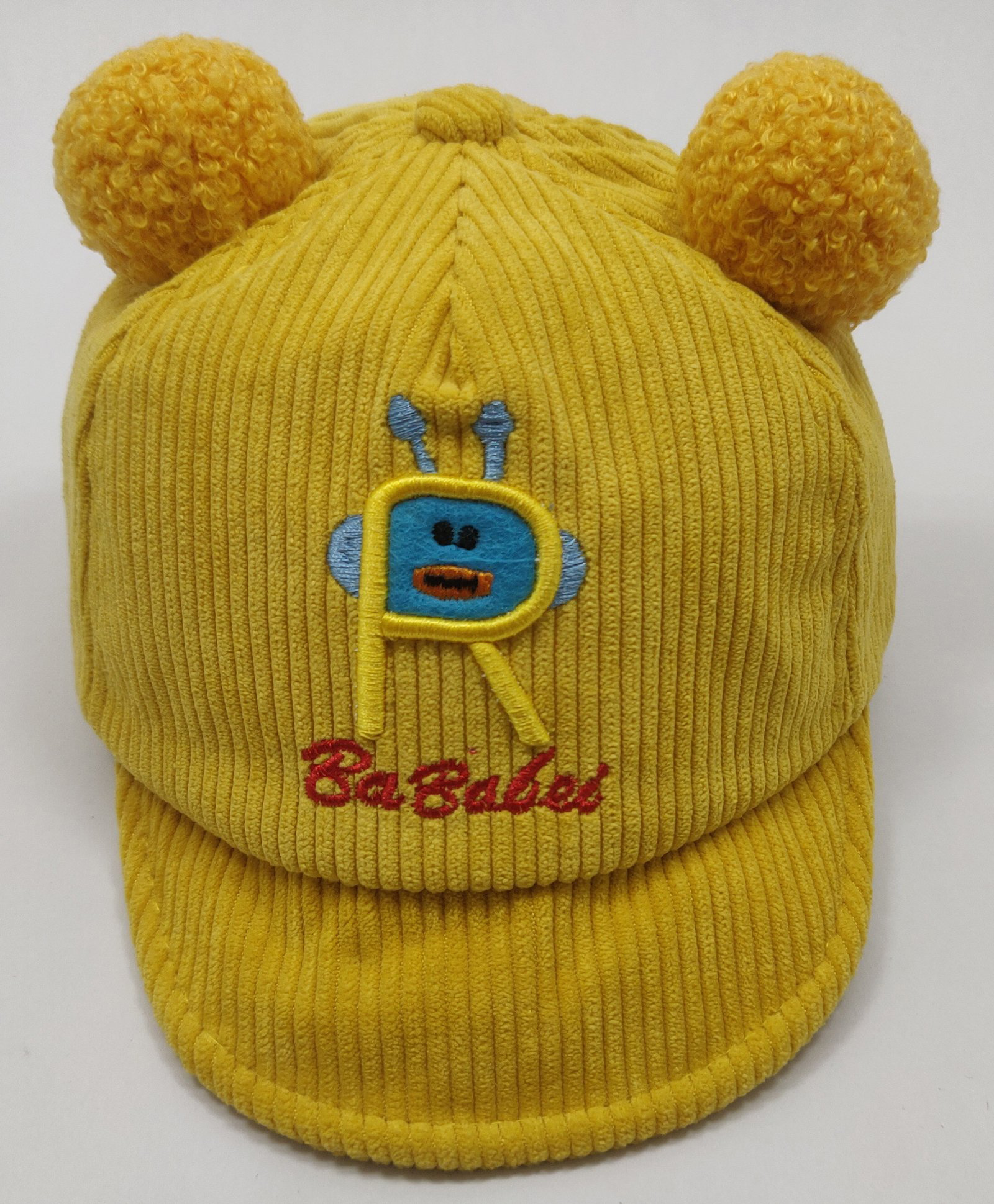 Kid-O-World R Embroidered & Textured Cap - Yellow-picture-21