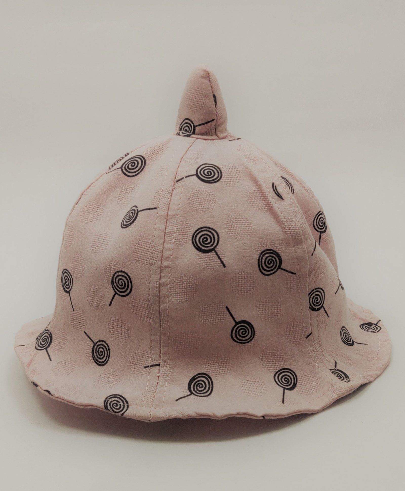 Kid-O-World Lollipop Candy Printed Horn Hat - Peach-image-36