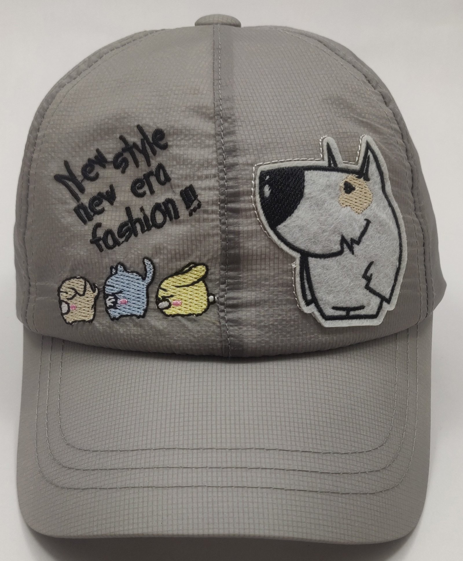 Kid-O-World New Style New Era Fashion Embroidered Cap - Grey-picture-14