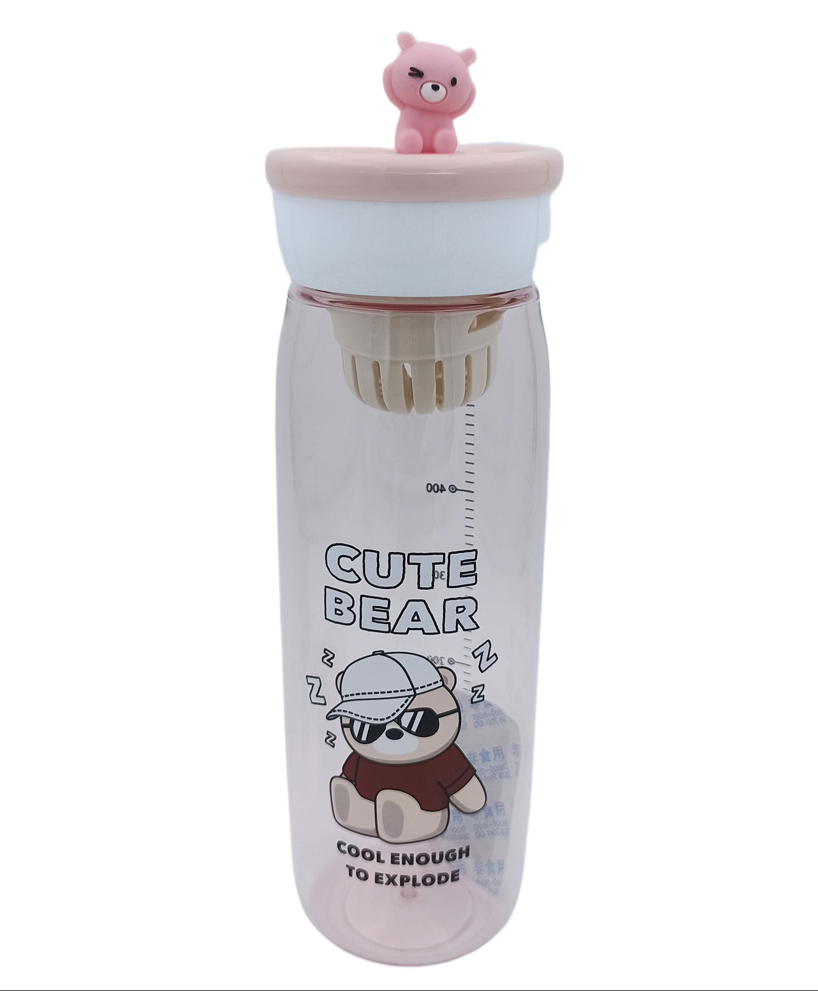 SANJARY BPA Free Water Bottle Pink - 600 ml-picture-21
