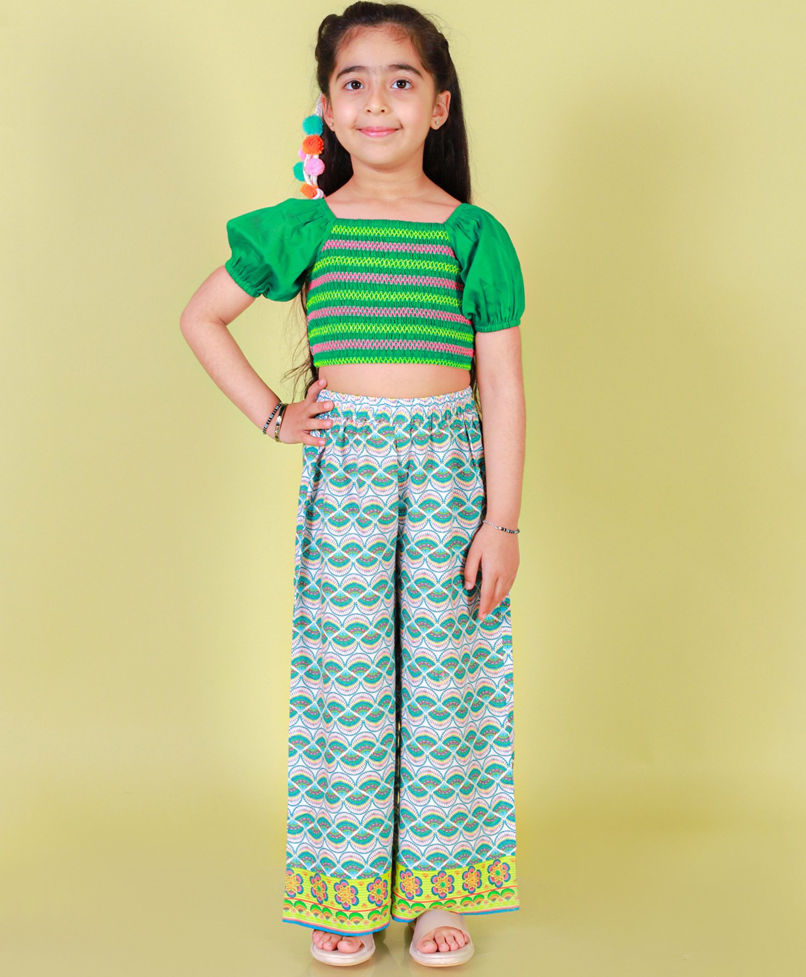 Buy Naughty Ninos Girls Red Solid Top with Navy Blue Palazzo Set Online at  Best Prices in India  JioMart
