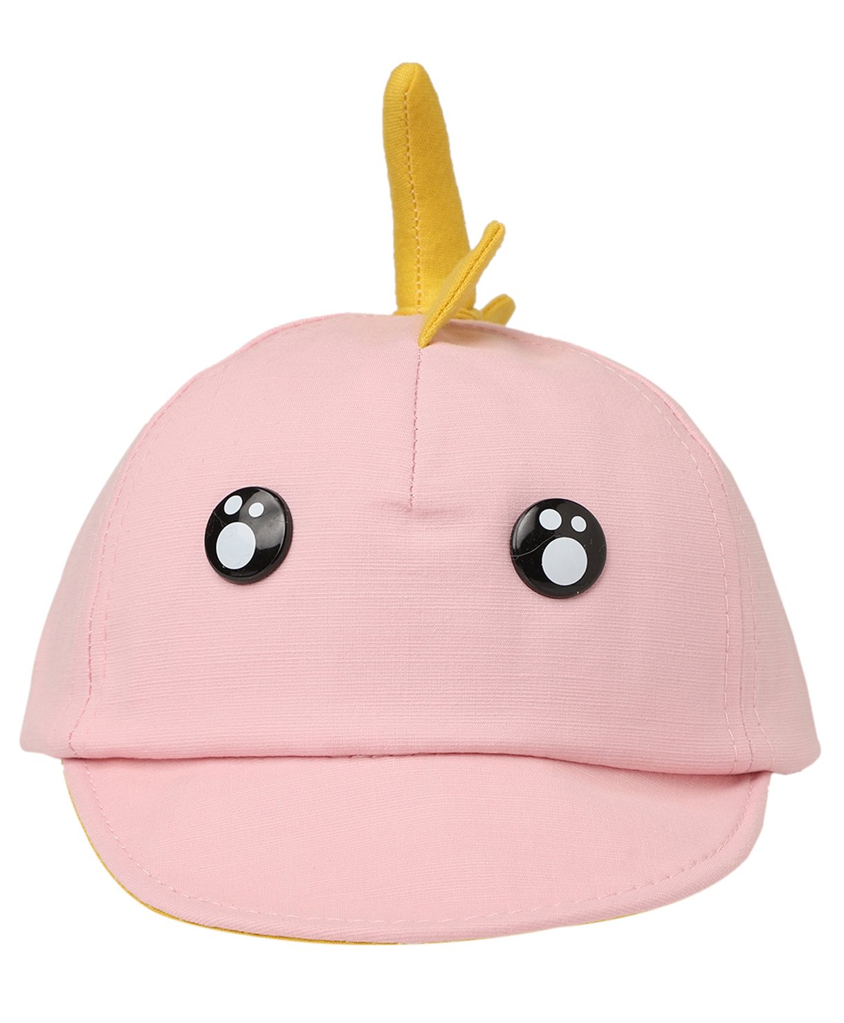 Kid-O-World Hen Googly Eyes Applique Detail Cap - Pink-image-32