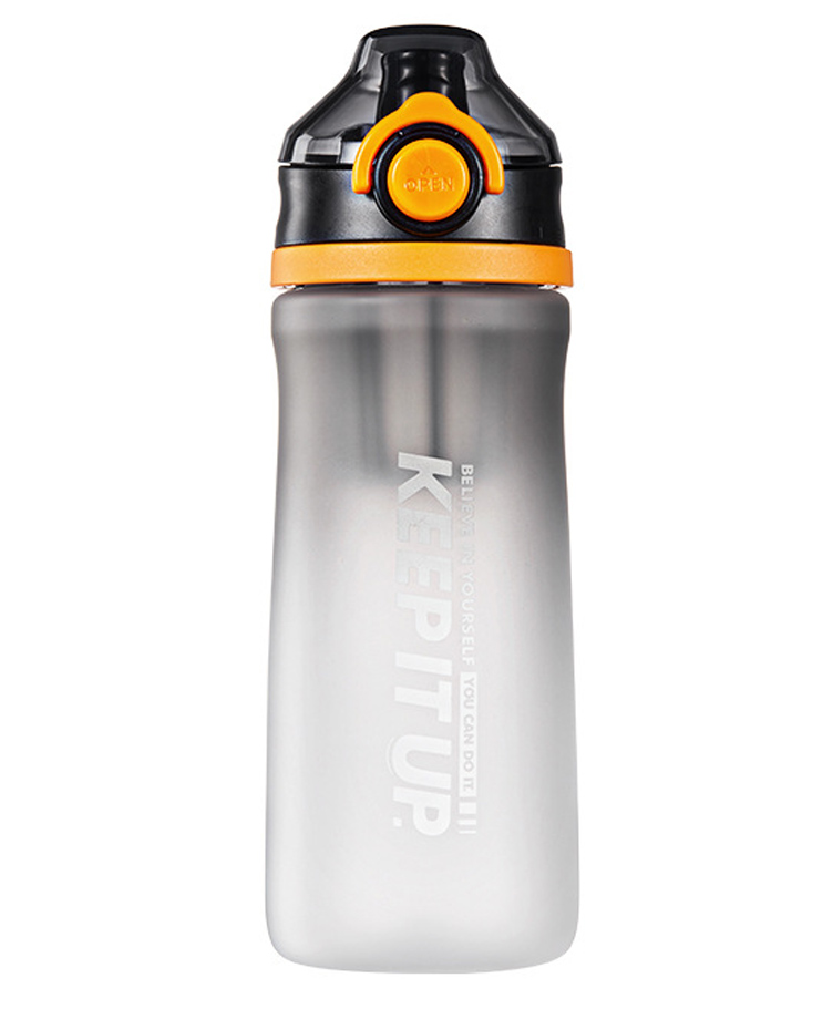 YAMAMA Sports Sipper Bottle BPA Free Black - 650 ml-image-1
