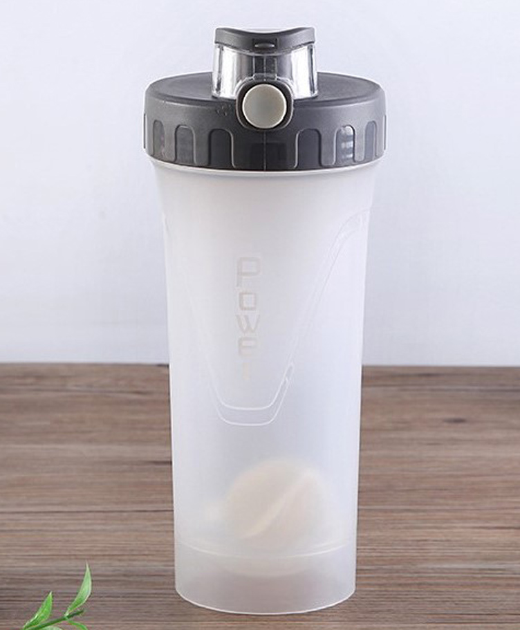 YAMAMA Sports Shaker Sipper Bottle with Blender Ball White - 700 ml-image-43