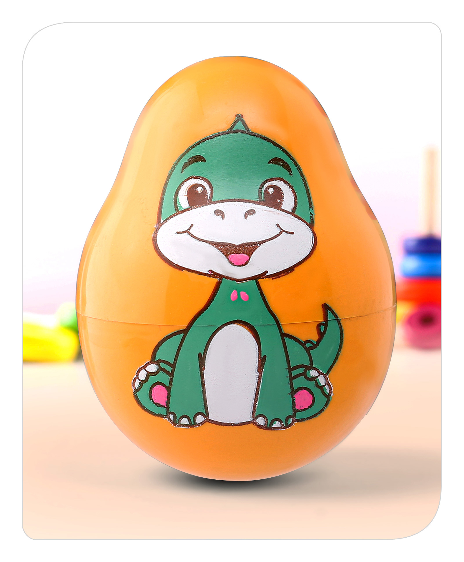 Babyhug Dino Roly Poly Toy- Yellow-image-36