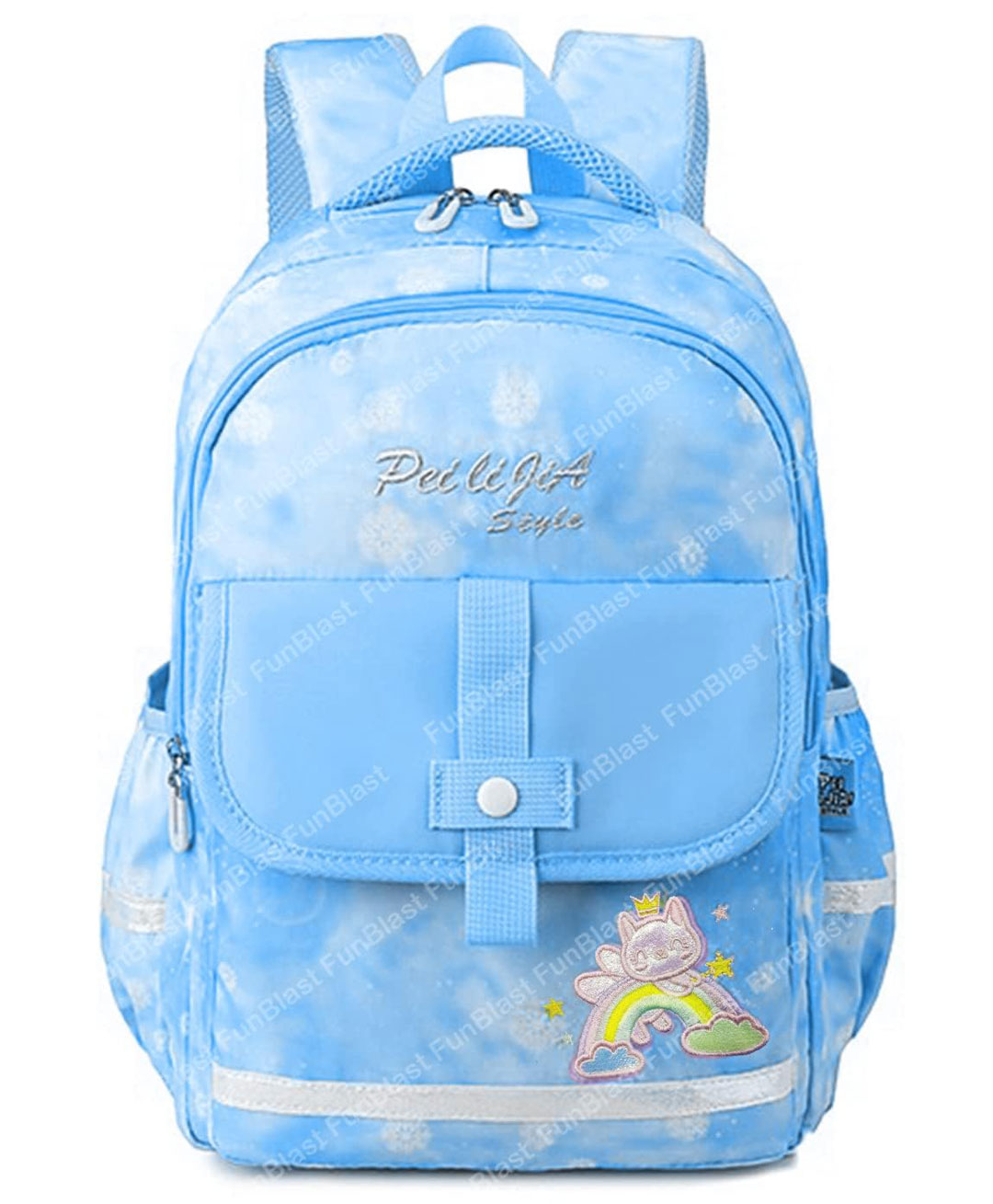 FunBlast Unicorn themed Backpack for School and College Students Blue - Height 42 cm-image-46
