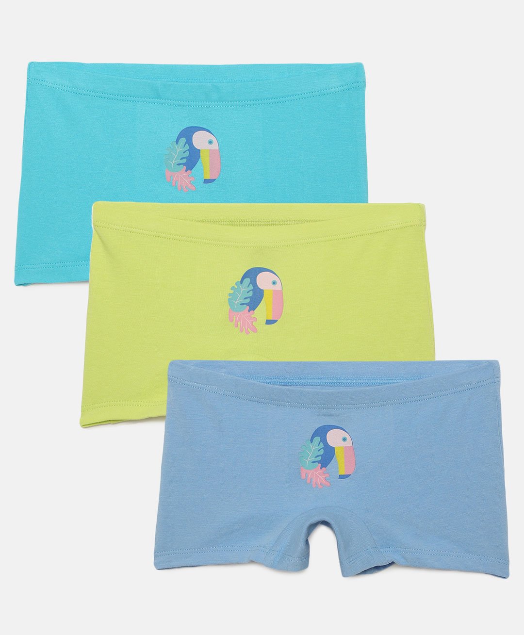 Mackly Pack Of 3 Bird Printed Boxer Briefs - Bright Blue/ Green/ Blue-picture-22