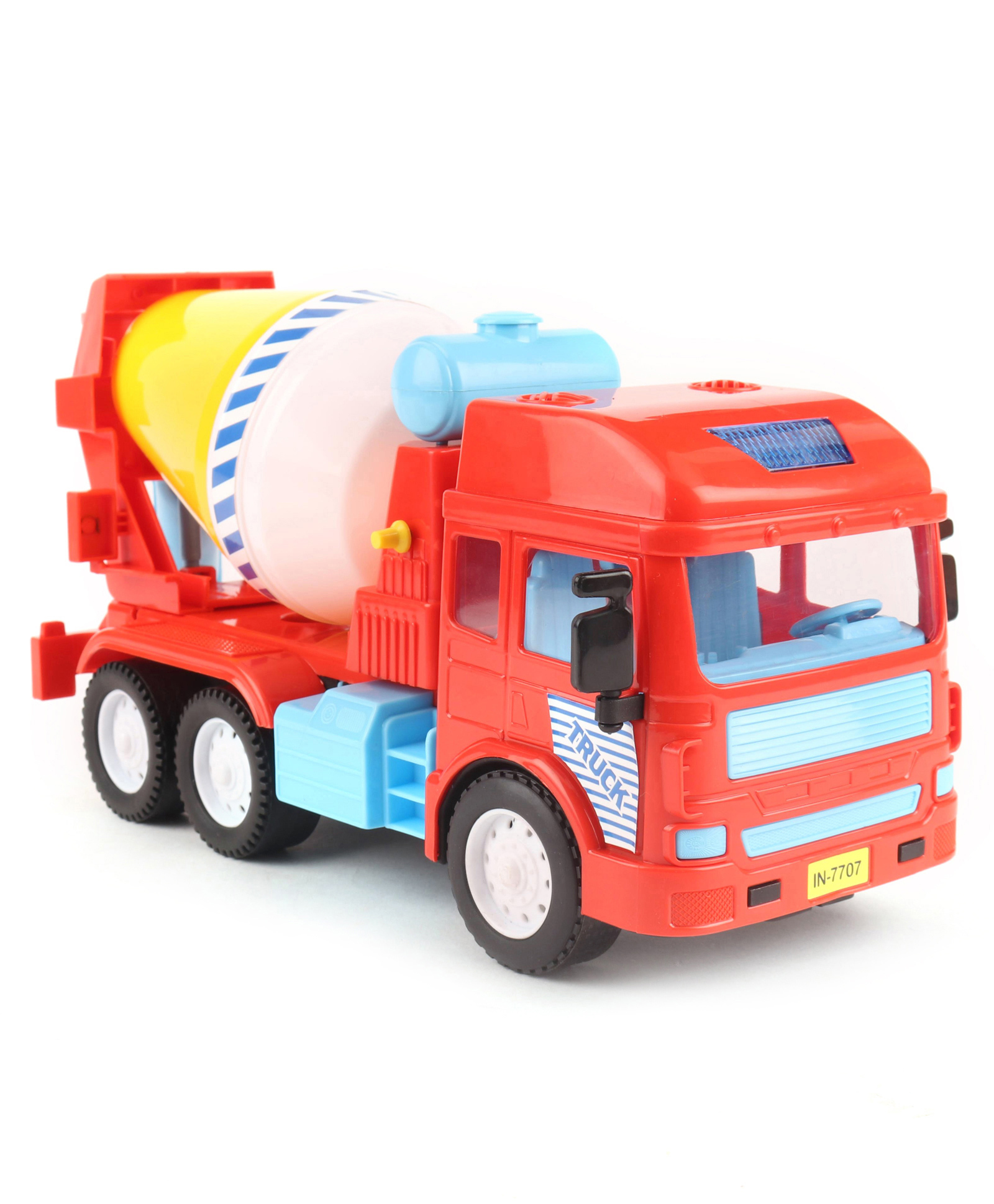 Ratnas Friction Powered Cement Mixer Toy (Color & Design May Vary)-image-1