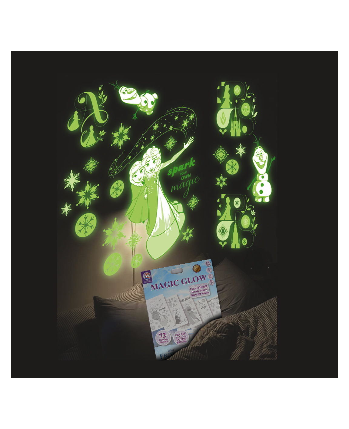 Ratnas Frozen Magic Glow Stickers - White-picture-38