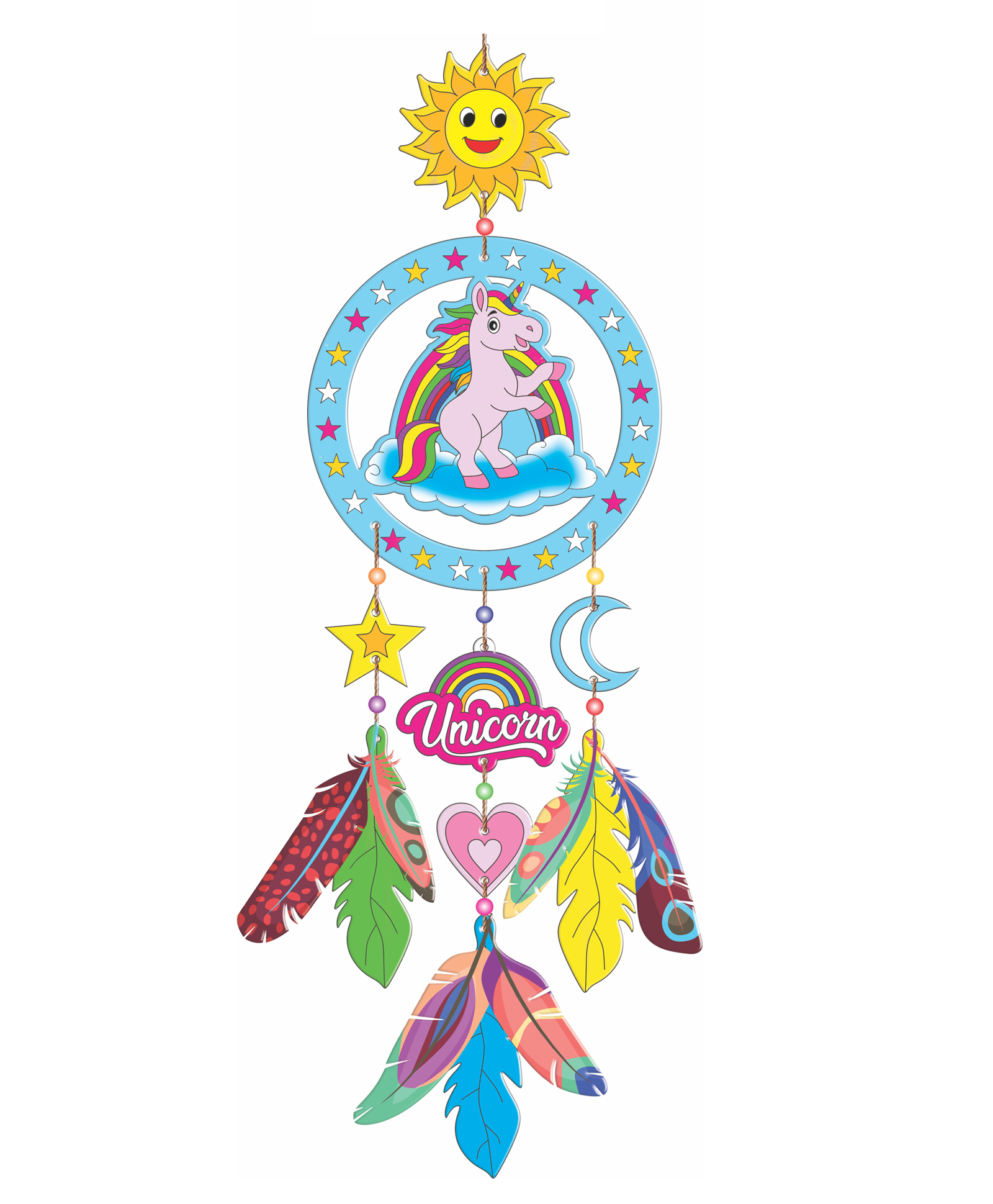Ratnas Unicorn Dream Catcher Multicolour- 71 Pieces-image-16