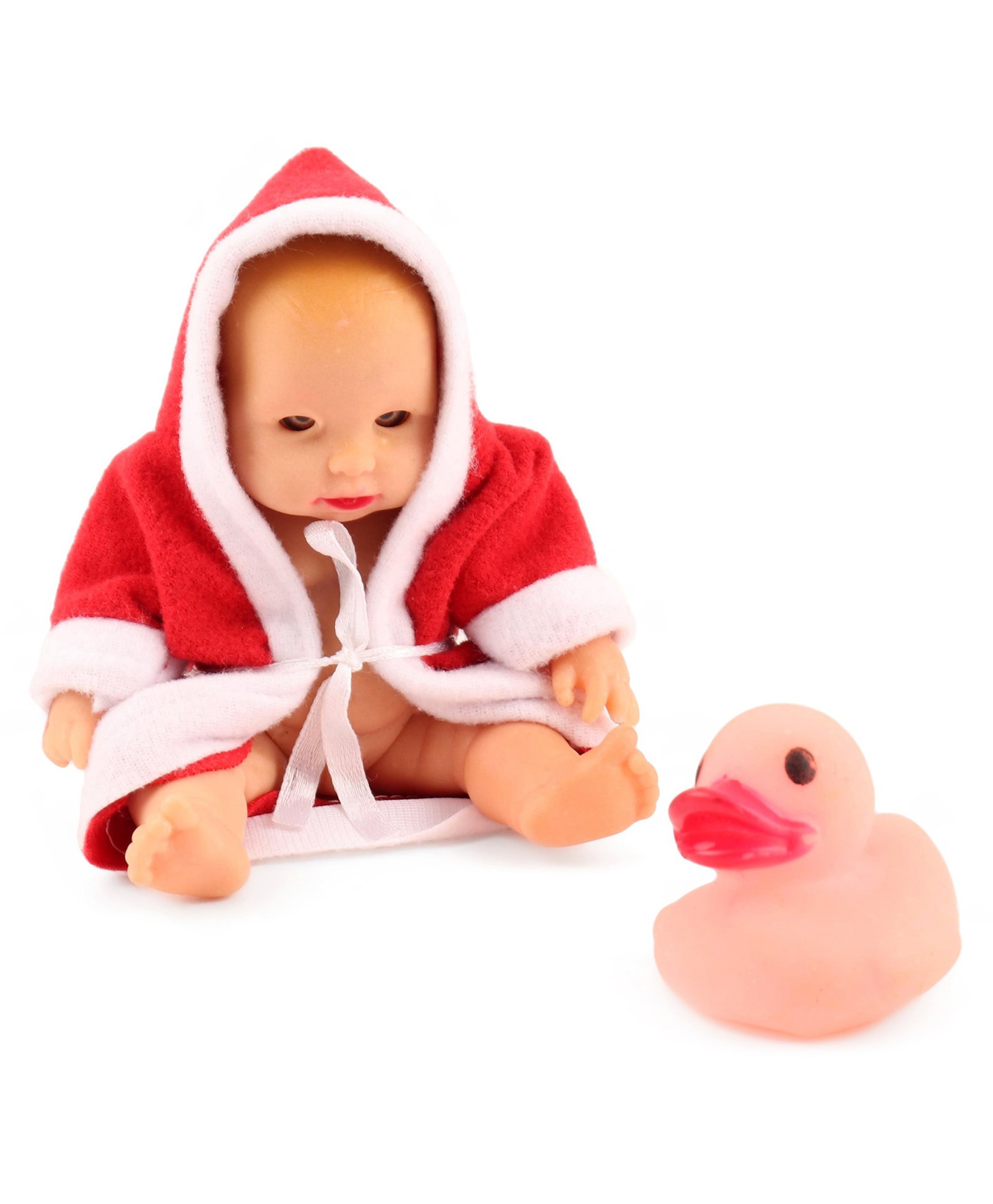Ratnas Tini Mini Baba Doll with Duck Toy - Height 11 cm (Color May Vary)-picture-12