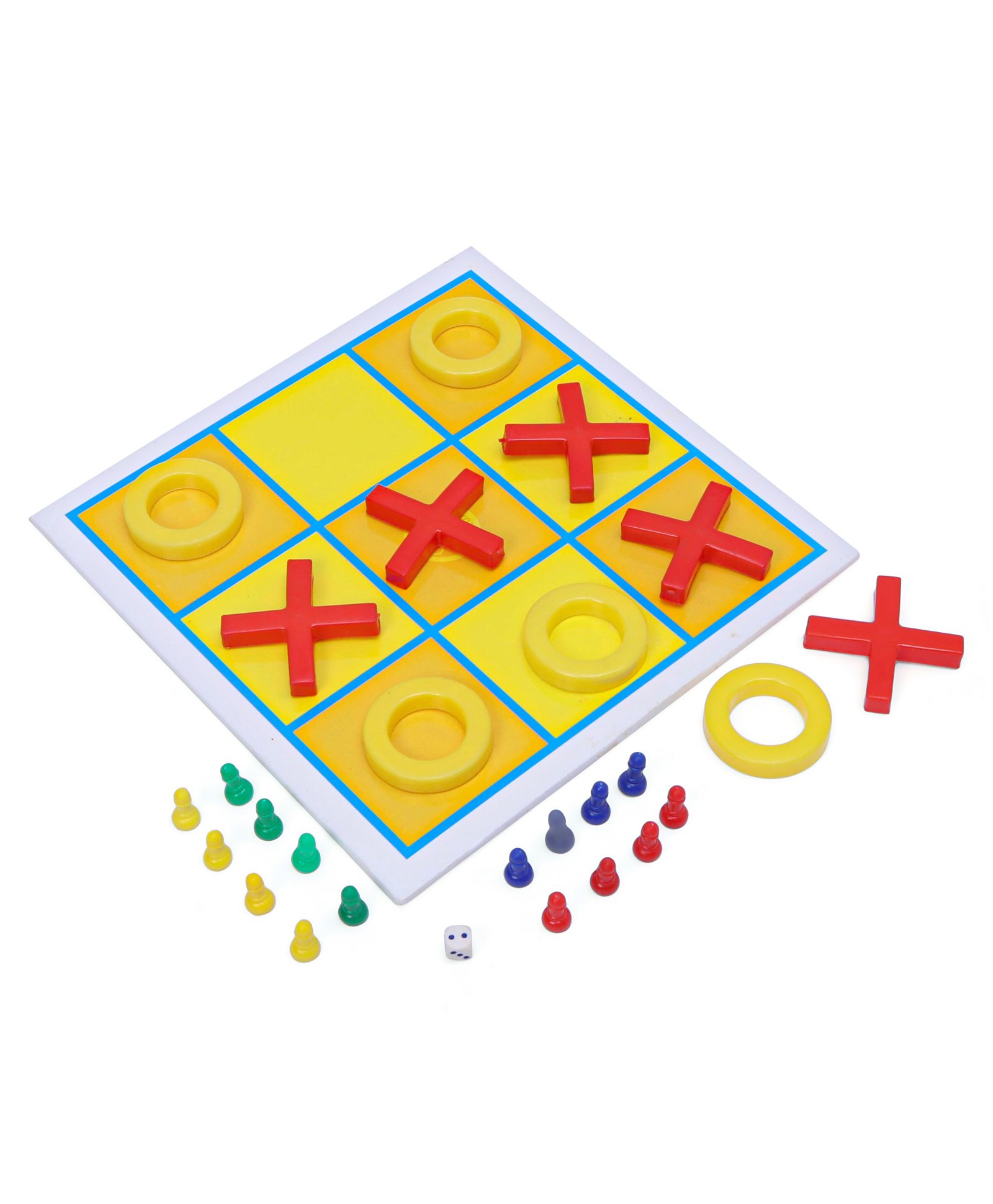 Ratnas Nano Tic Tac Toe with Ludo- Multicolour-image-38