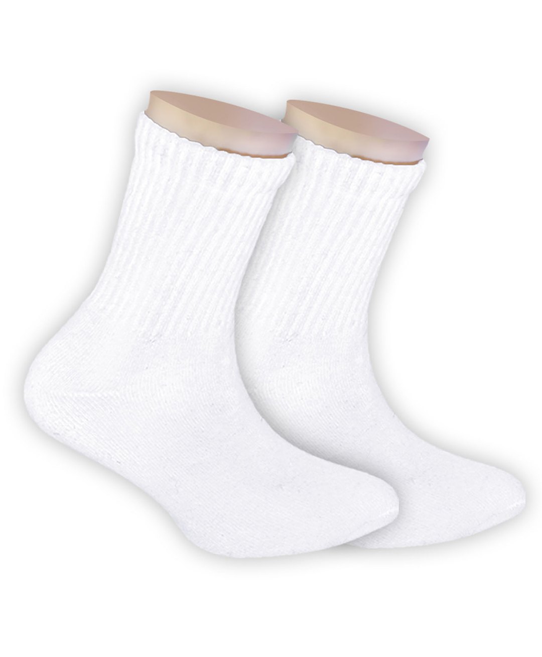 Footprints Pack Of 2 Anti-Odour & Organic Cotton Bamboo School Sports Socks - White-picture-17