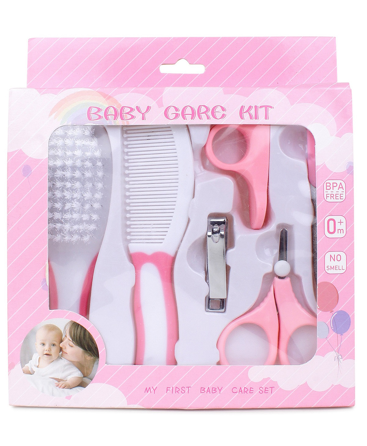 Ortis Portable Baby Care Grooming Kit Pack of 6  (Color May Vary)-picture-19