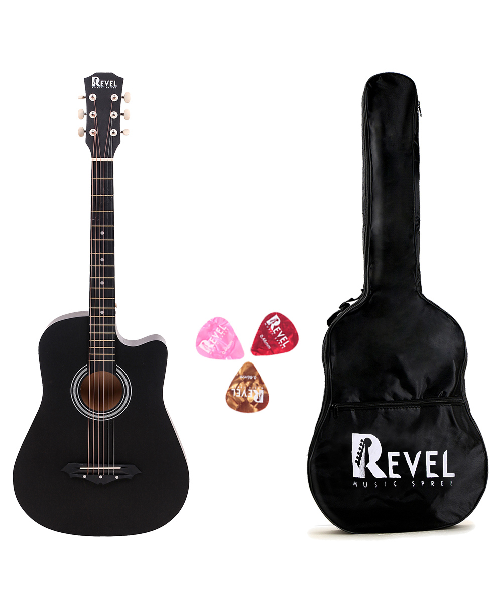 REVEL RVL-38C-LGP-BK Acoustic Guitar Kit - Black
