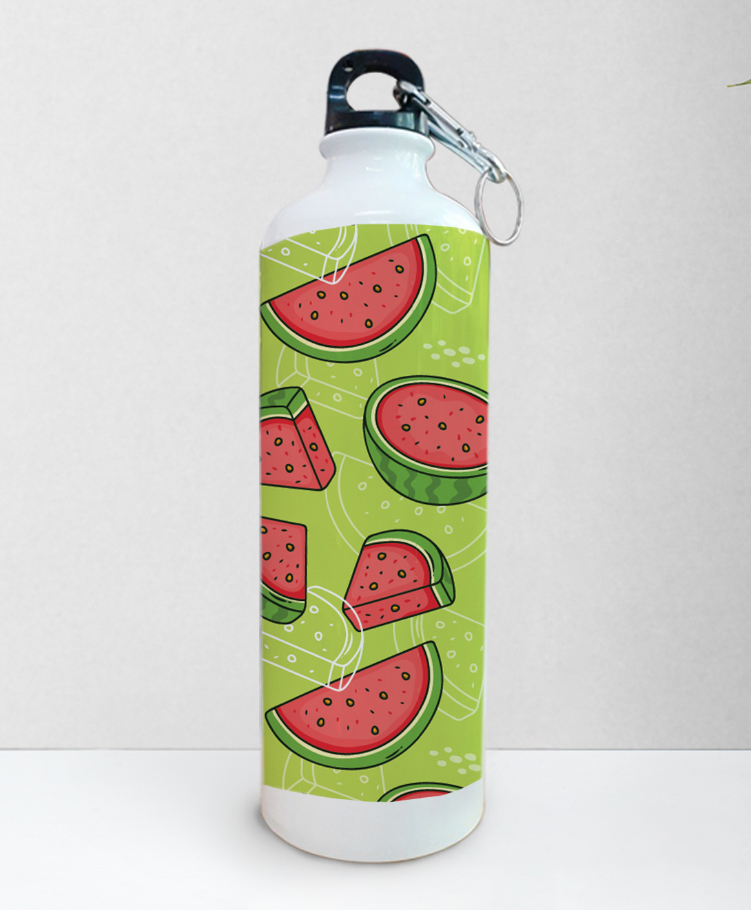 Right Gifting Digital Printed Aluminium Sipper Water Bottle With Metal Locking System Green - 750 ml-image-15