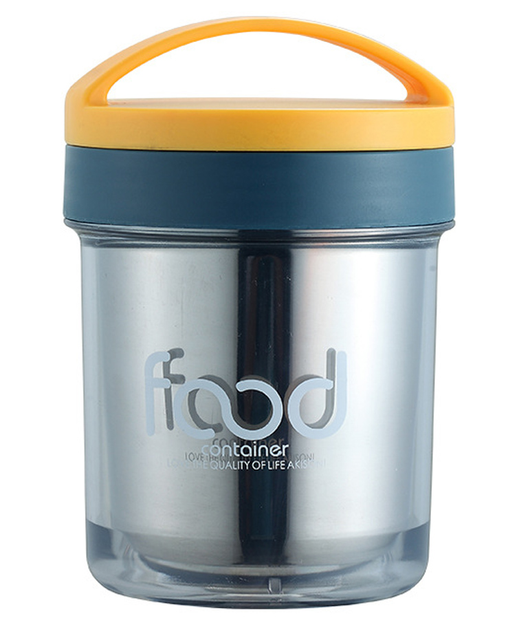 Yamama Single Layer Stainless Steel Lunch Box  Dark Blue-picture-26