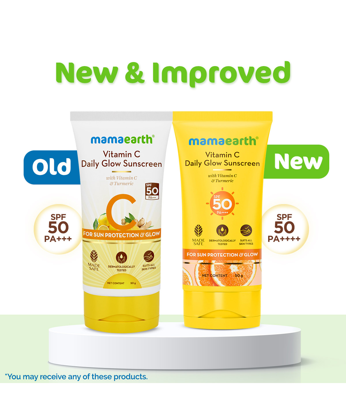 Mamaearth Vitamin C Daily Glow Sunscreen With Vitamin C Turmeric For Sun Protection & Glow - 50 g-image-28