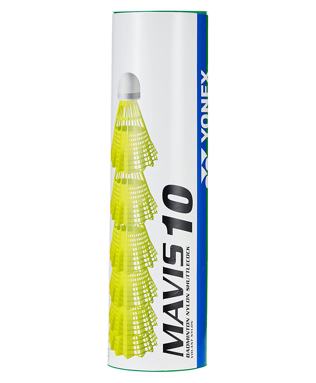 yonex mavis 10 shuttle cock - green
