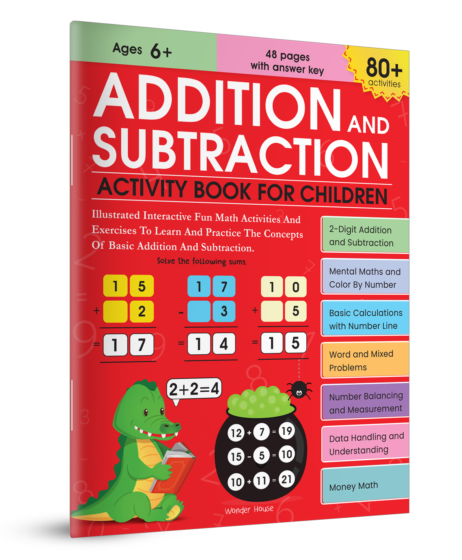 Addition and Subtraction Activity Book 80 Activities Inside - English-image-8