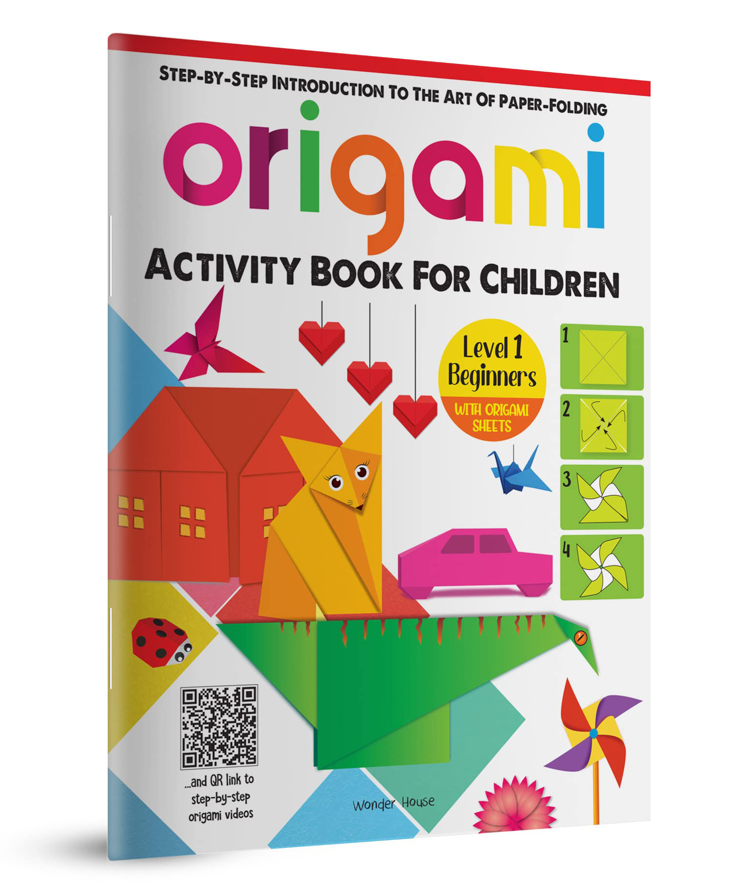 wonder house books Origami Step by Step Introduction To The Art of Paper Folding Activity Book Level 1 Beginners - English-picture-13