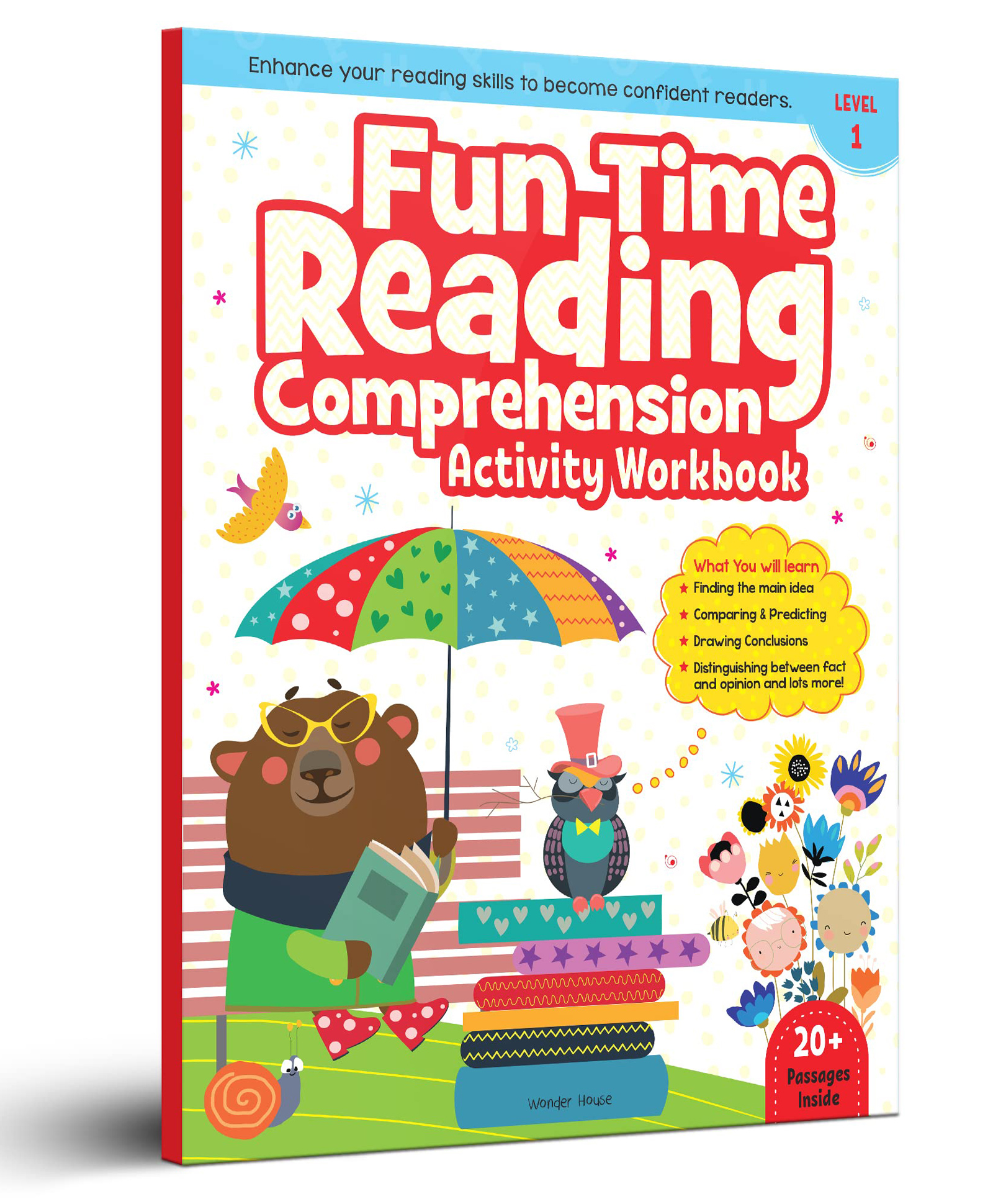 Fun Time Reading Comprehension Activity Workbook Level 1 - English-image-14