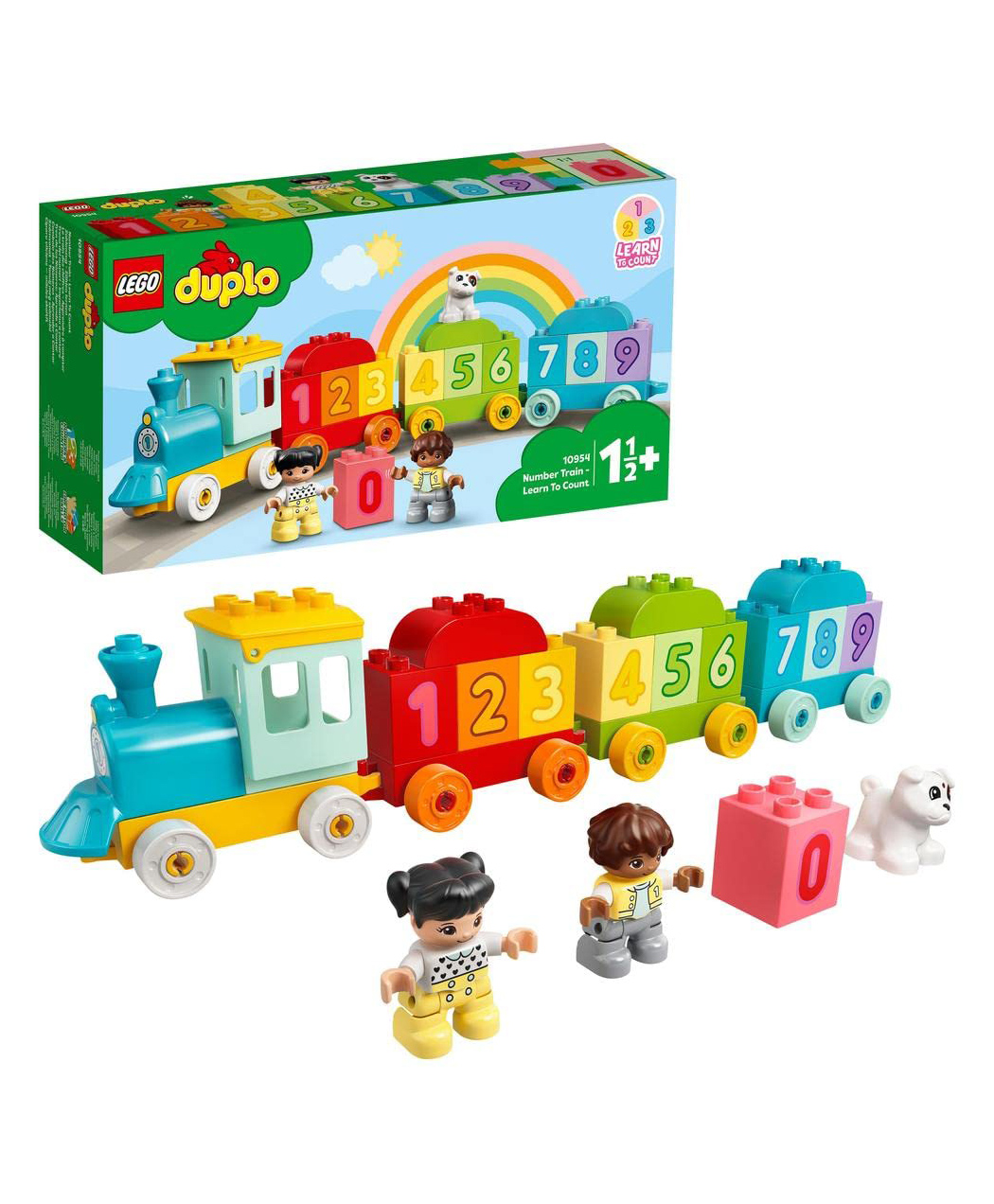 LEGO Duplo My First Number Train Learn To Count Building Toy 23 Pieces - 10954