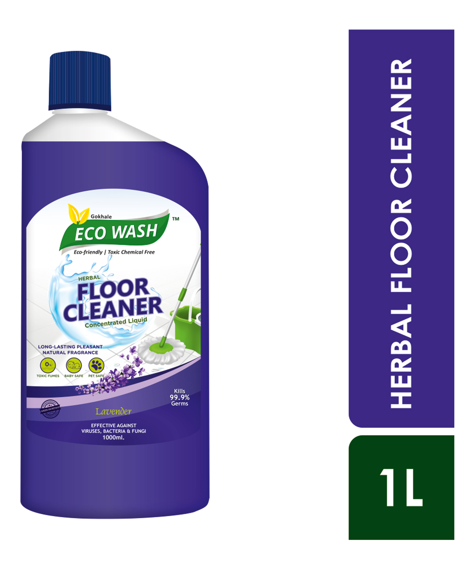 Gokhale Eco Wash Floor Cleaner - Lavender-image-3