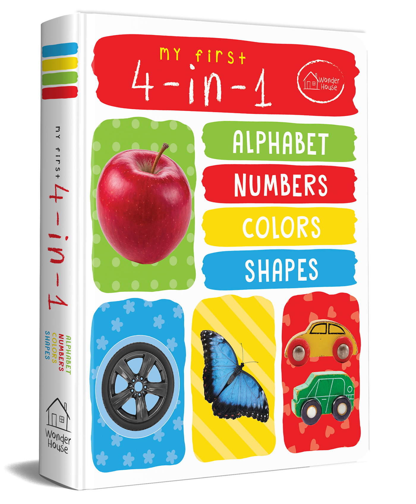 My First 4 in 1 Alphabet Numbers Colours Shapes - English-image-4