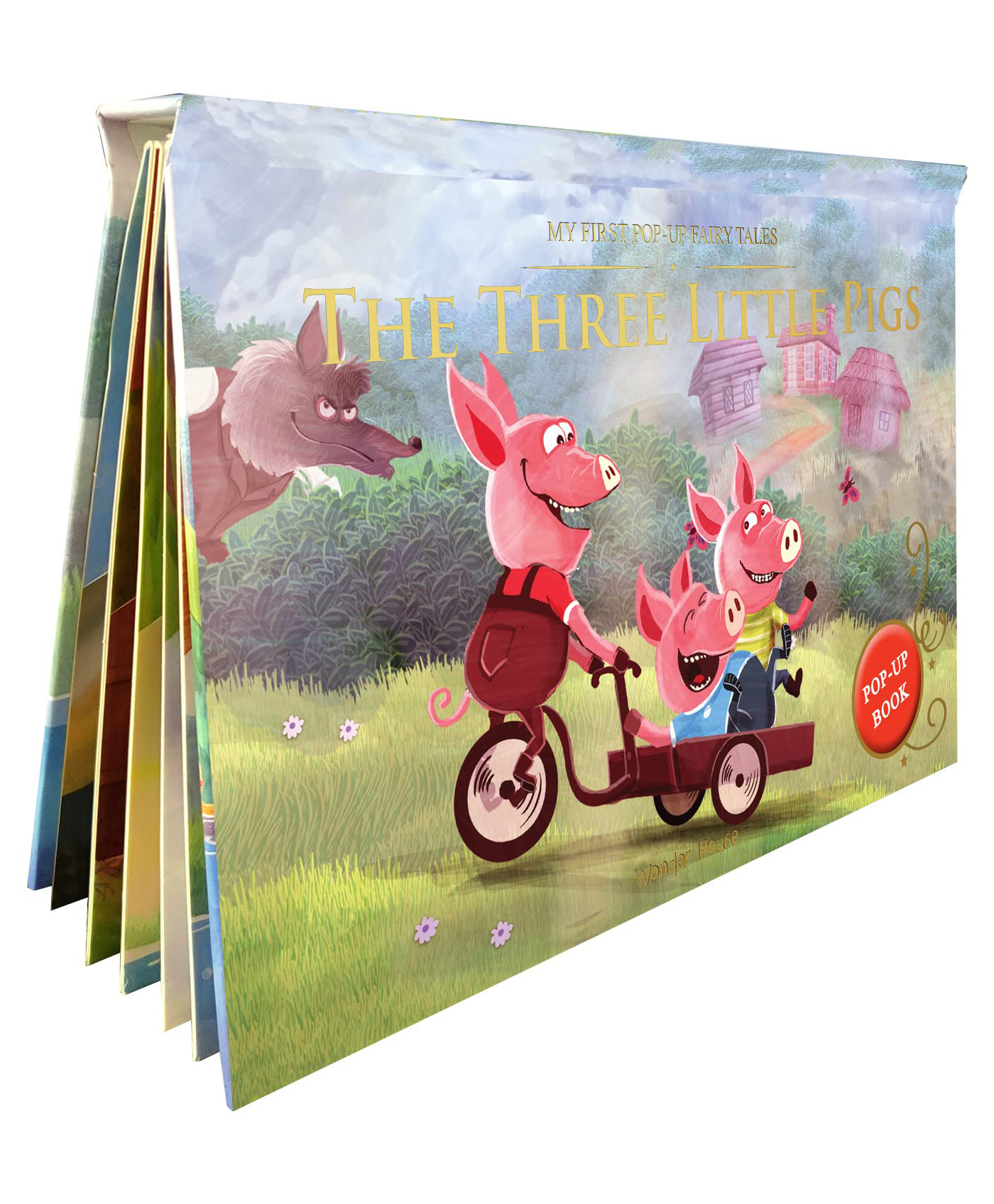 My First Pop Up Fairy Tales Three Little Pigs Book - English-image-8