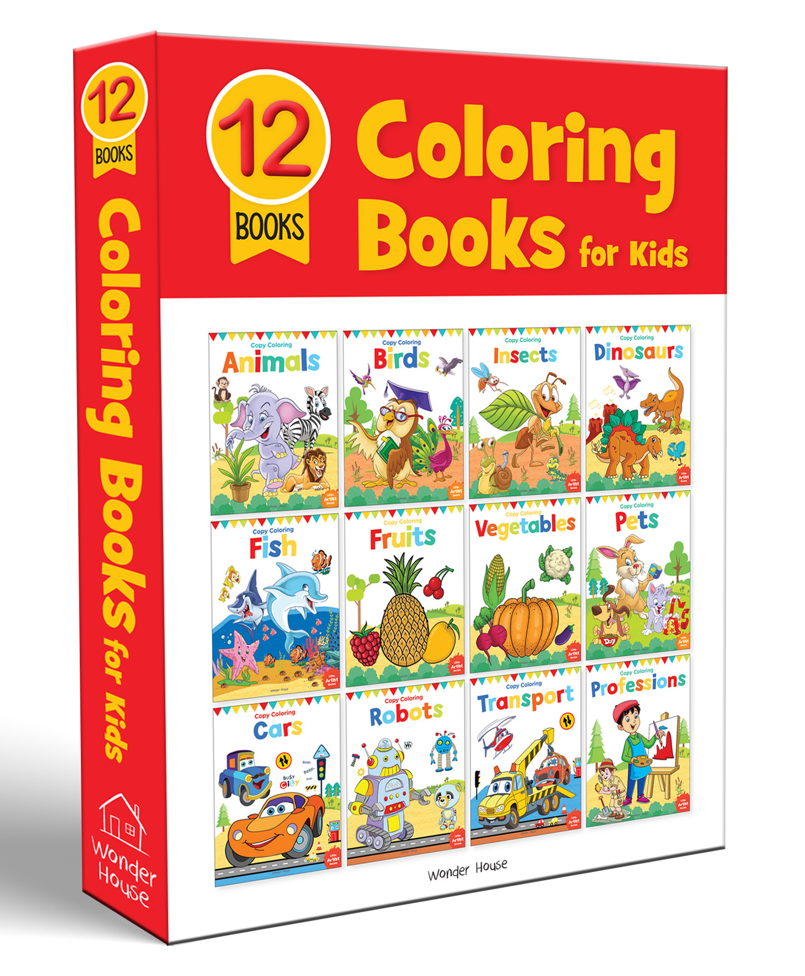 Copy Colouring Books Set of 12 - English-image-46