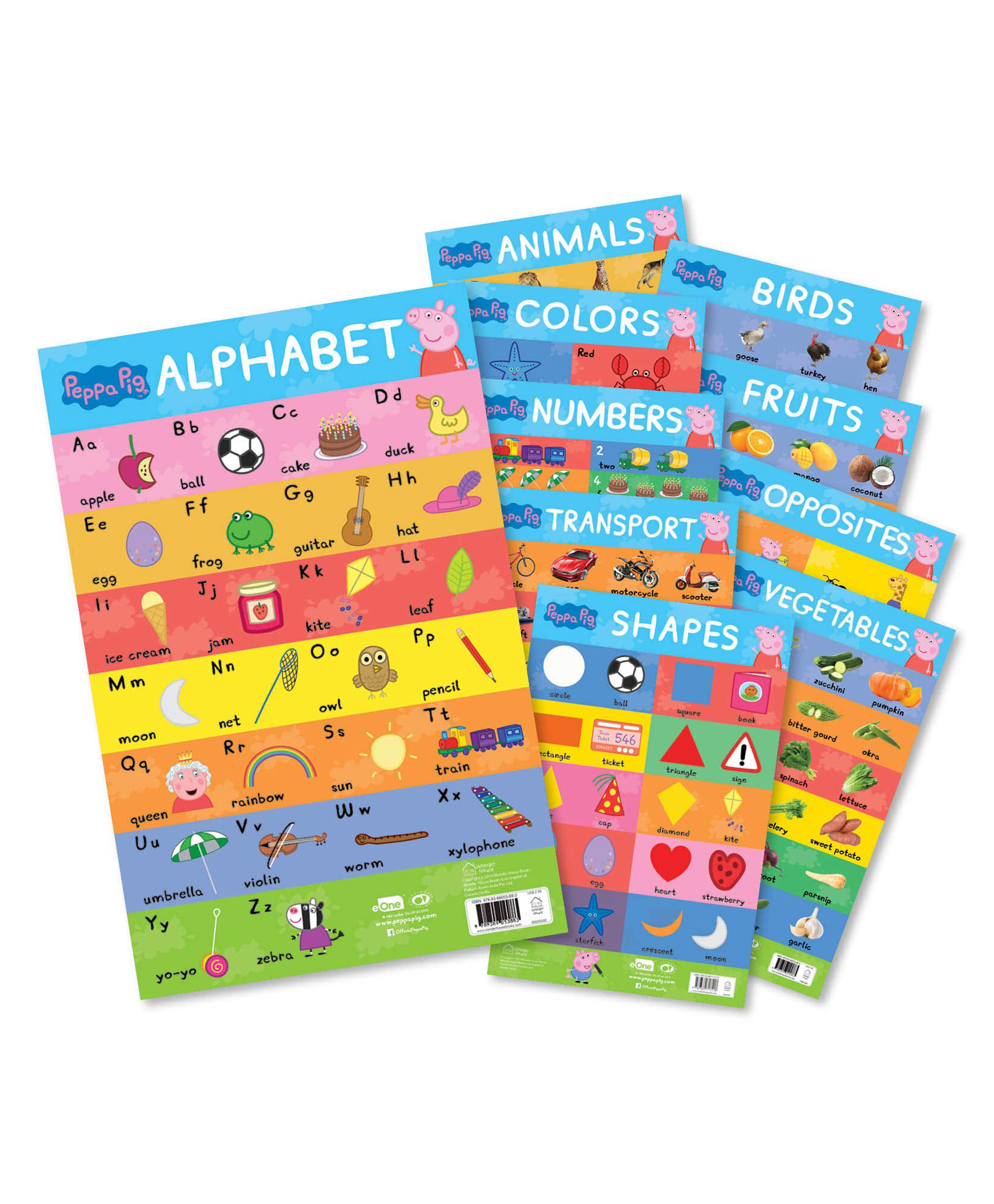 wonder house books Peppa Pig My First Early Learning Charts - English-picture-11