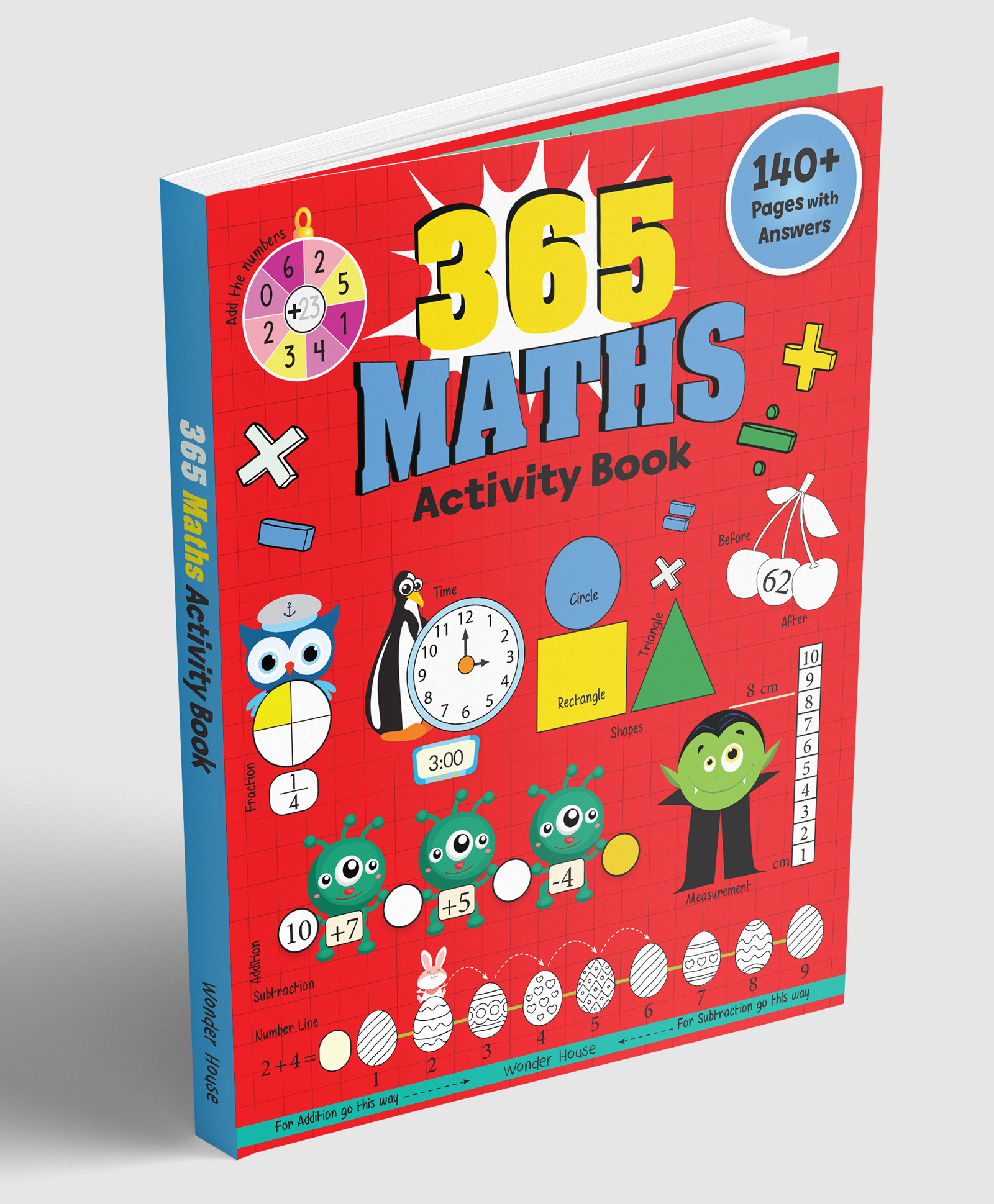 365 Maths Activity Book For Kids By Wonder House  - English